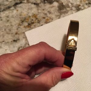 Michael Kors Gold Bracelet with tiny Rhinestones